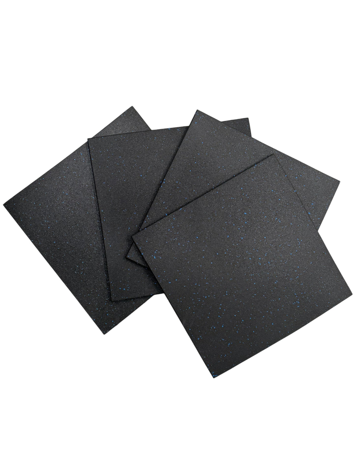 Commercial Grade Gym Rubber Flooring Mats – 50cm × 50cm | 15mm Thick