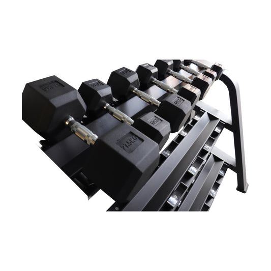 375KG Hex Dumbbell with Dumbbell Rack Set