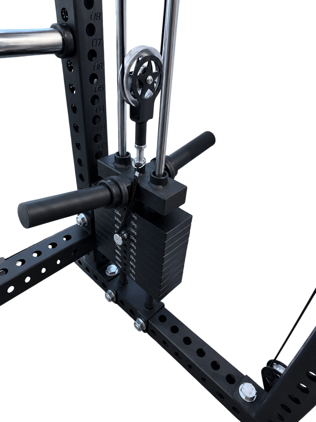 TAK C2X Functional Trainer Rack | Dual Independent Cable System | Plate Loadable Weight Stack