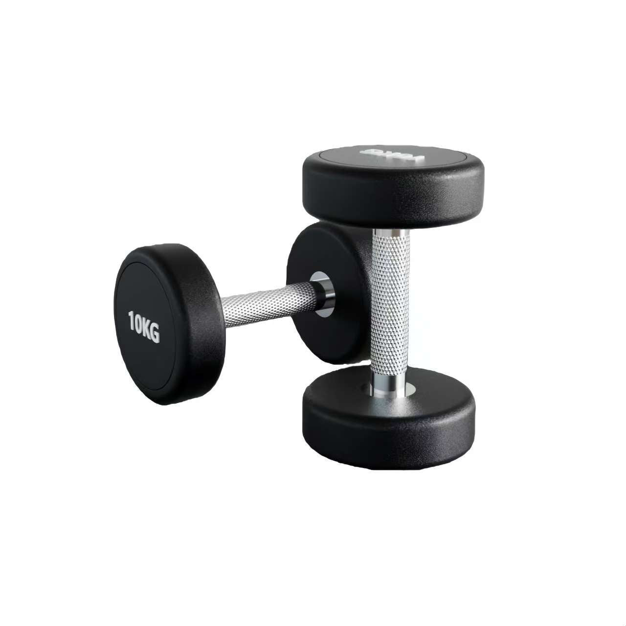 Round Rubber Dumbbells (Sold in Pairs) – Durable Gym Weights for Home & Commercial Use