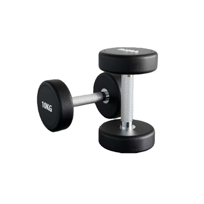 Round Rubber Dumbbells (Sold in Pairs) – Durable Gym Weights for Home & Commercial Use