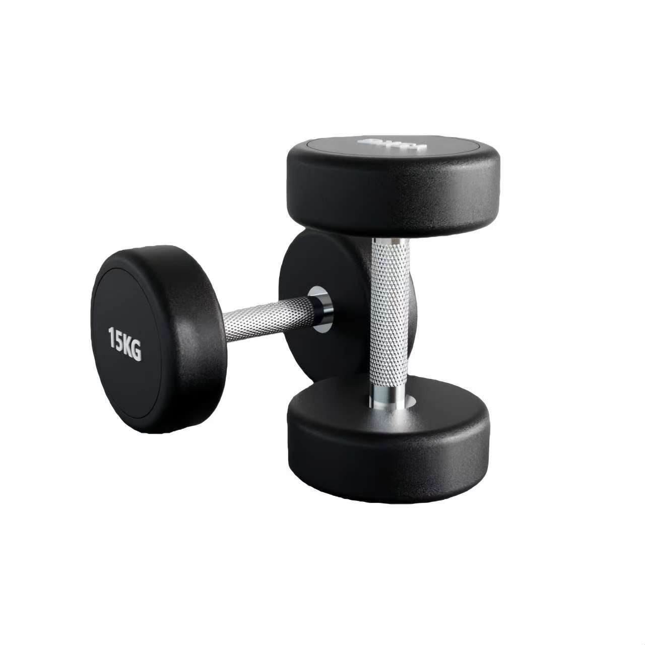 Round Rubber Dumbbells (Sold in Pairs) – Durable Gym Weights for Home & Commercial Use