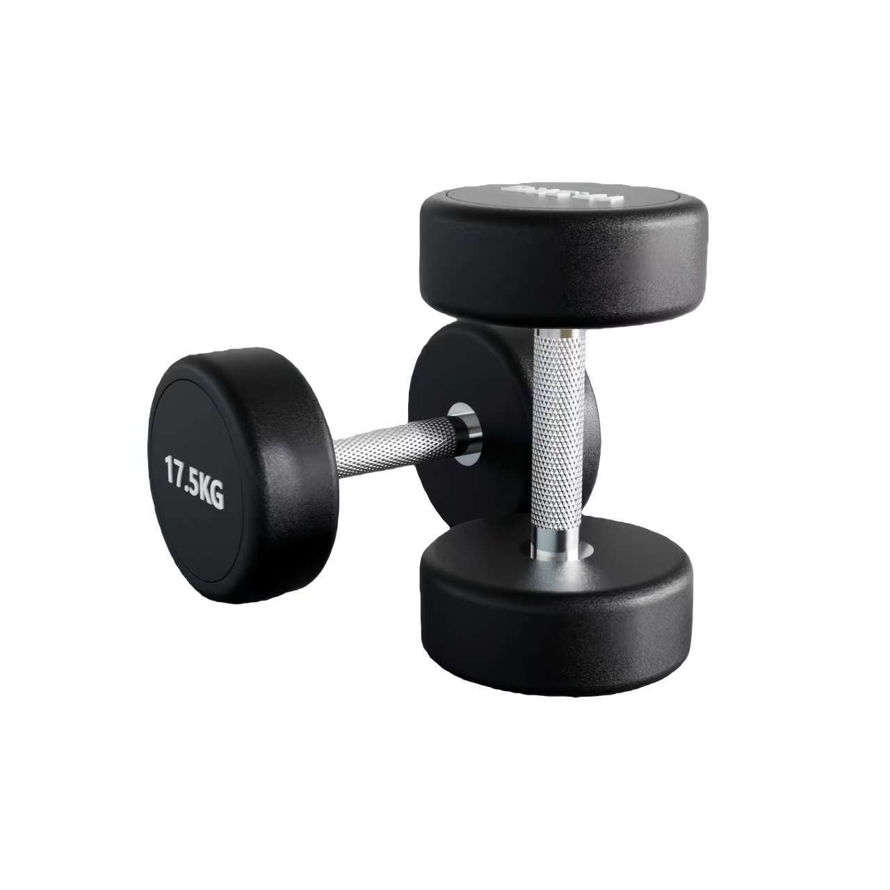 Round Rubber Dumbbells (Sold in Pairs) – Durable Gym Weights for Home & Commercial Use