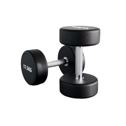 Round Rubber Dumbbells (Sold in Pairs) – Durable Gym Weights for Home & Commercial Use
