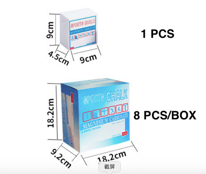 Gym Chalk Block (Single) | Magnesium Carbonate | Grip Chalk for Lifting