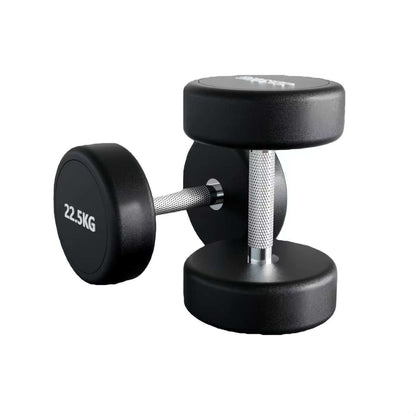 Round Rubber Dumbbells (Sold in Pairs) – Durable Gym Weights for Home & Commercial Use