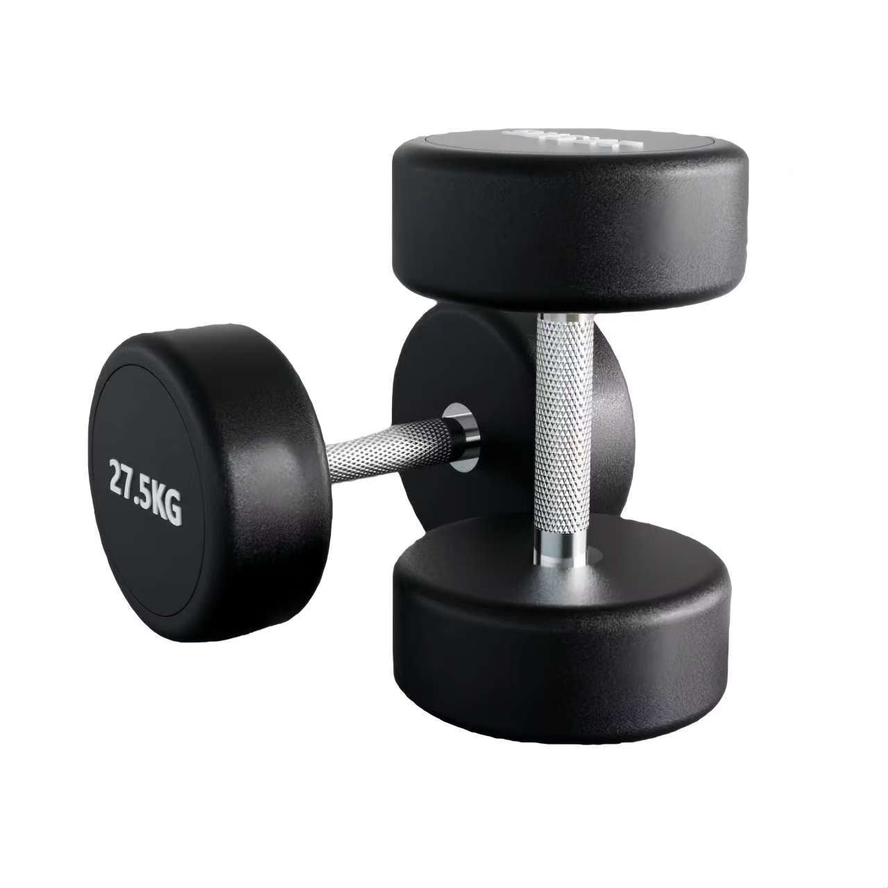 Round Rubber Dumbbells (Sold in Pairs) – Durable Gym Weights for Home & Commercial Use