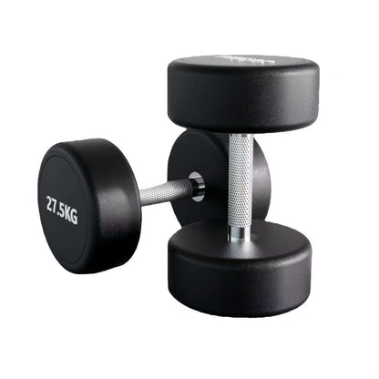 Round Rubber Dumbbells (Sold in Pairs) – Durable Gym Weights for Home & Commercial Use