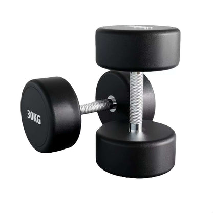 Round Rubber Dumbbells (Sold in Pairs) – Durable Gym Weights for Home & Commercial Use