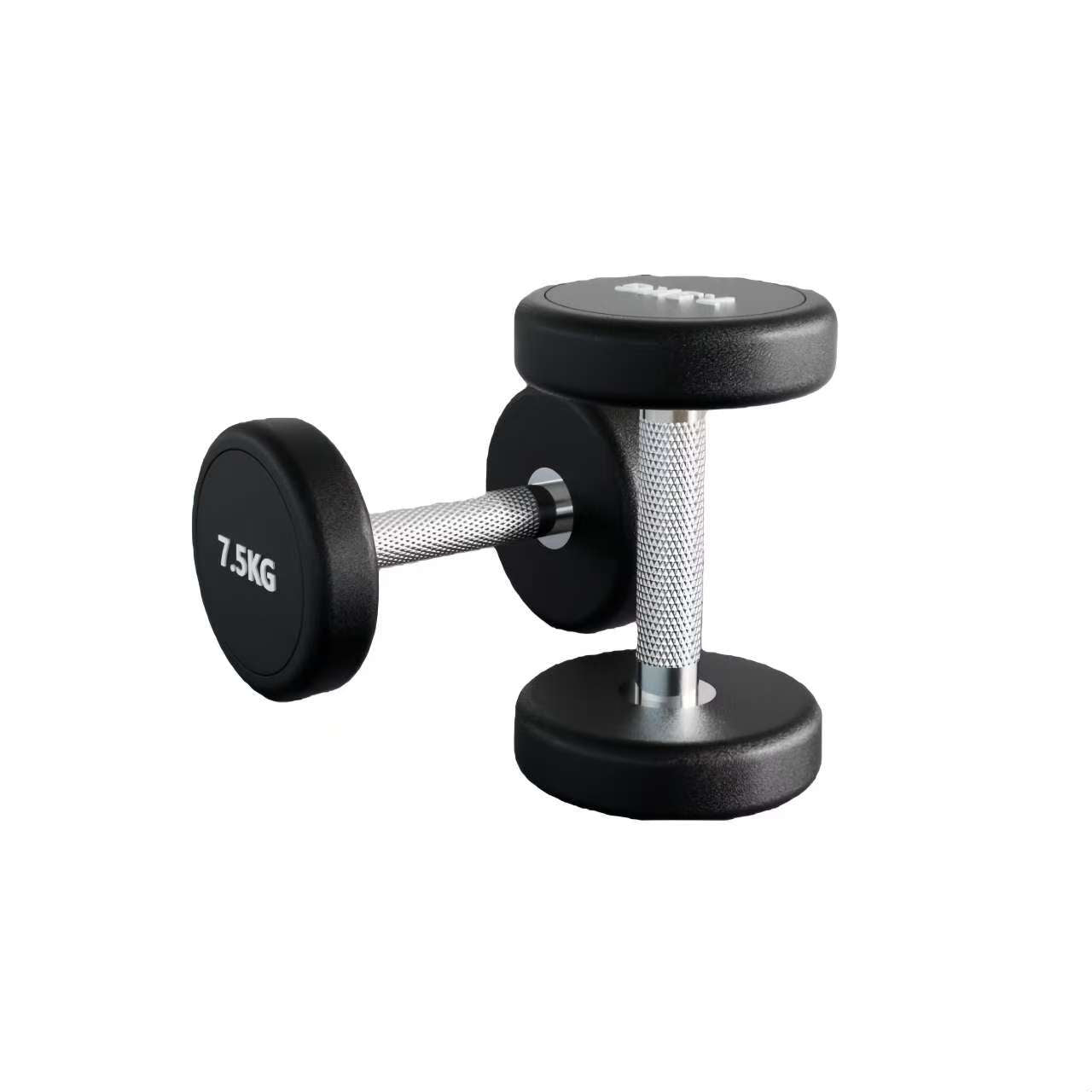 Round Rubber Dumbbells (Sold in Pairs) – Durable Gym Weights for Home & Commercial Use