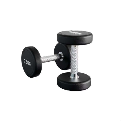 Round Rubber Dumbbells (Sold in Pairs) – Durable Gym Weights for Home & Commercial Use