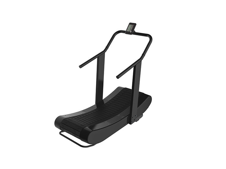Self-power commercial curved treadmil gym fitness equipment machine
