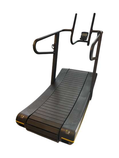 Self-power commercial curved treadmil gym fitness equipment machine