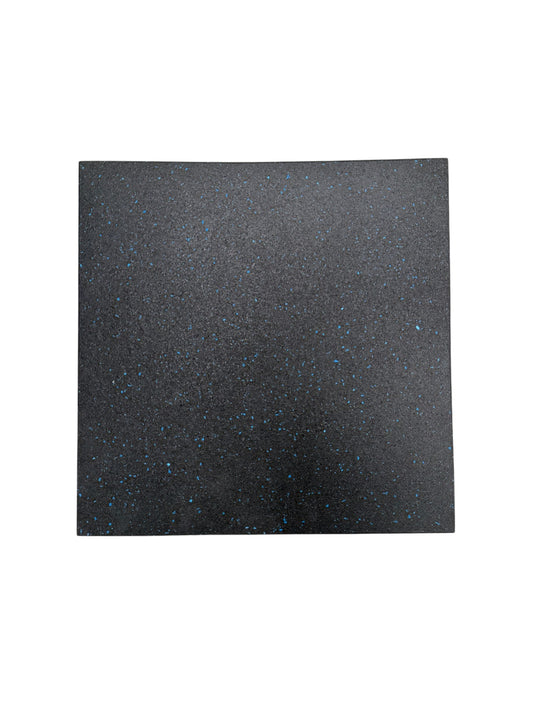 Commercial Grade Gym Rubber Flooring Mats – 50cm × 50cm | 15mm Thick
