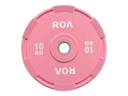 Colour Bumper Plates – Sold in Pairs (5–20kg) Olympic Rubber Plates