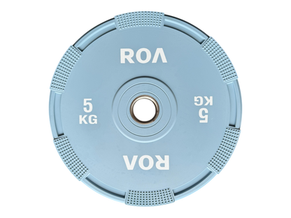 Colour Bumper Plates – Sold in Pairs (5–20kg) Olympic Rubber Plates