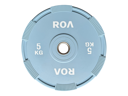 Colour Bumper Plates – Sold in Pairs (5–20kg) Olympic Rubber Plates