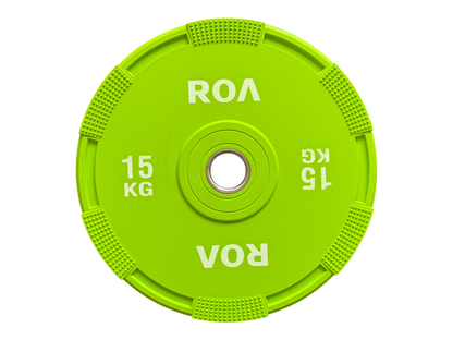 Colour Bumper Plates – Sold in Pairs (5–20kg) Olympic Rubber Plates