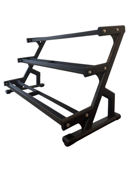 10 Pair Dumbbell Rack – Commercial Grade | 3 Tier Storage Rack