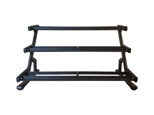 10 Pair Dumbbell Rack – Commercial Grade | 3 Tier Storage Rack