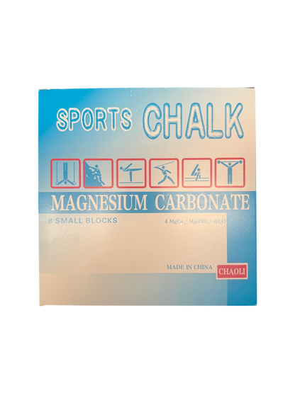 Gym Chalk Blocks – 8 Pack | Magnesium Carbonate | Grip Chalk for Lifting
