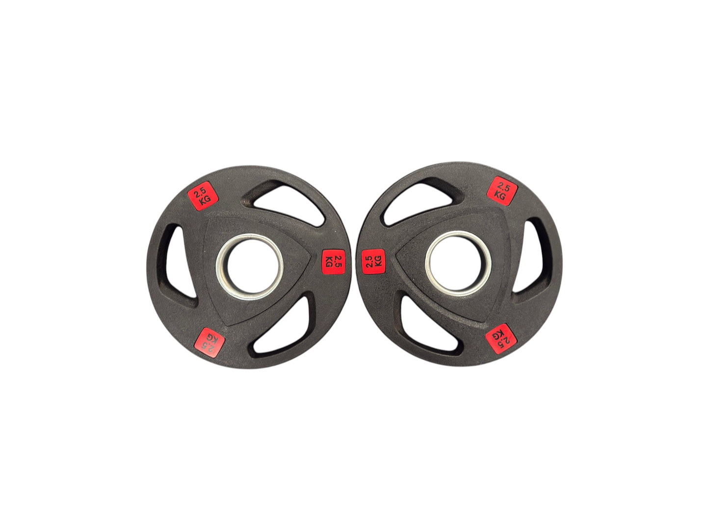 2.5kg Olympic Weight Plates Pair – 50mm Tri-Grip Gym Plates（sold as a pair）