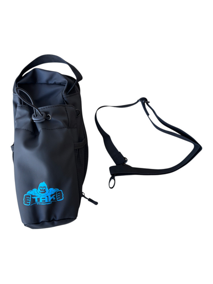 TAK Magnetic Gym Water Bottle Bag | Rack Mounted Bottle & Phone Holder