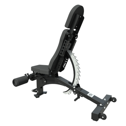Commercial FID Adjustable Weight Bench with Adjustable Leg Holder