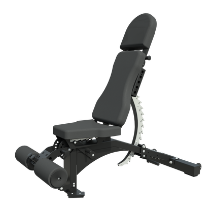 Commercial FID Adjustable Weight Bench with Adjustable Leg Holder