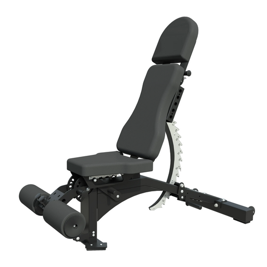 Commercial FID Adjustable Weight Bench with Adjustable Leg Holder