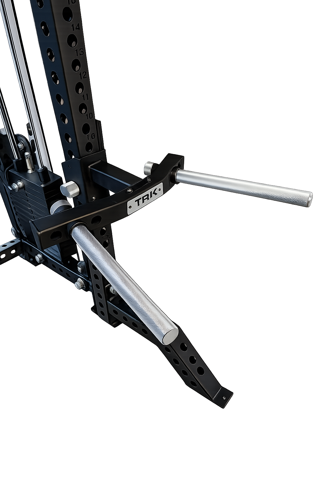 TAK Rack Mounted Dip Attachment | Magnetic Pop Pin | Heavy Duty Dip Bars | Power Rack Attachment
