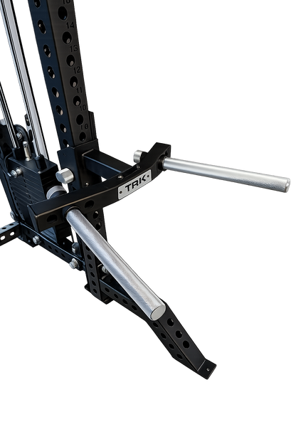 TAK Rack Mounted Dip Attachment | Magnetic Pop Pin | Heavy Duty Dip Bars | Power Rack Attachment