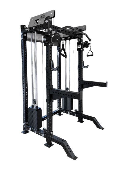TAK C2 Functional Trainer Rack | Dual 75kg Weight Stacks | Aluminium Pulley System