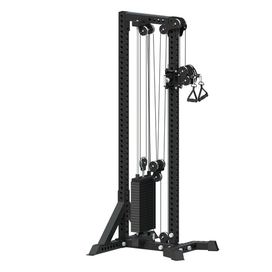 Adjustable Cable Machine - 100kg Weight Stack | Dual Handle | Aluminium Pulleys | TAK NZ